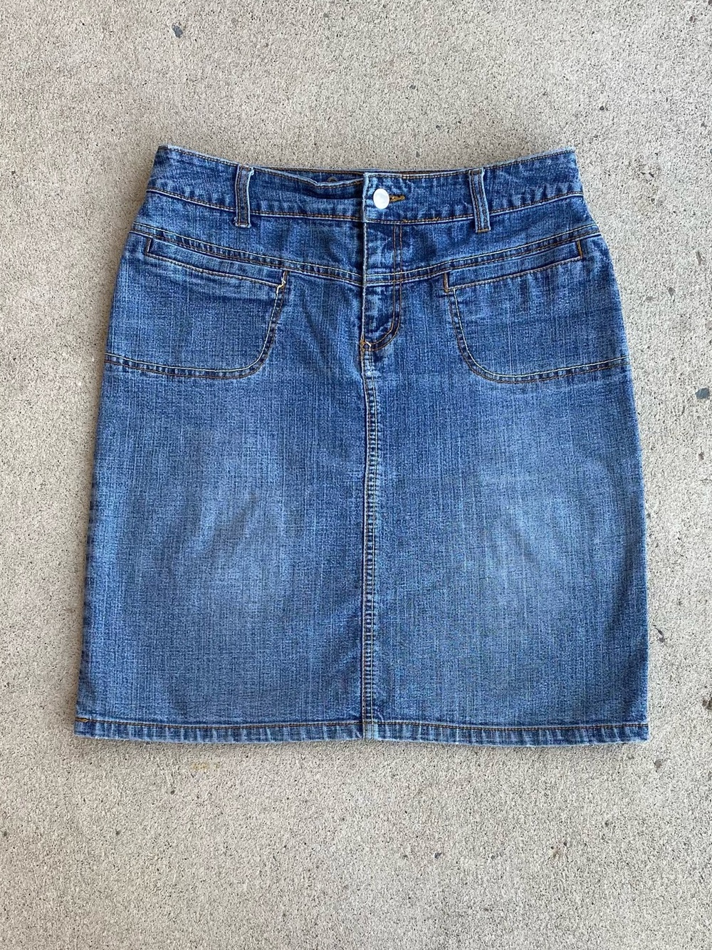 Y2k Point Zero Denim Skirt